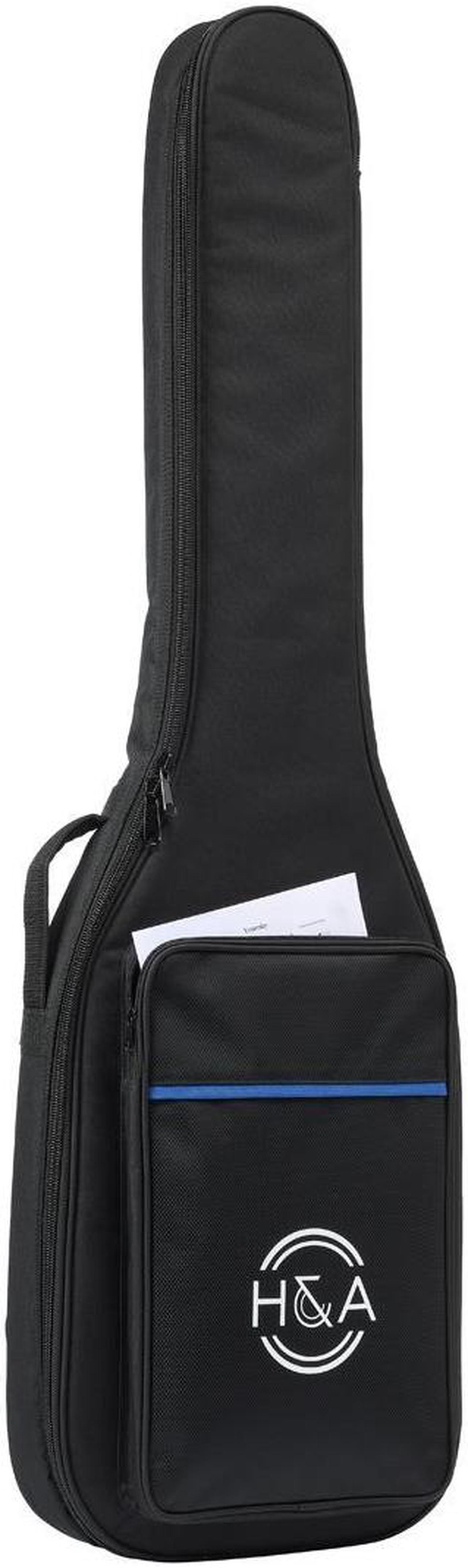 Alt view image 2 of 7 - H&A Deluxe Gig Bag for Bass Guitars #HABGB2