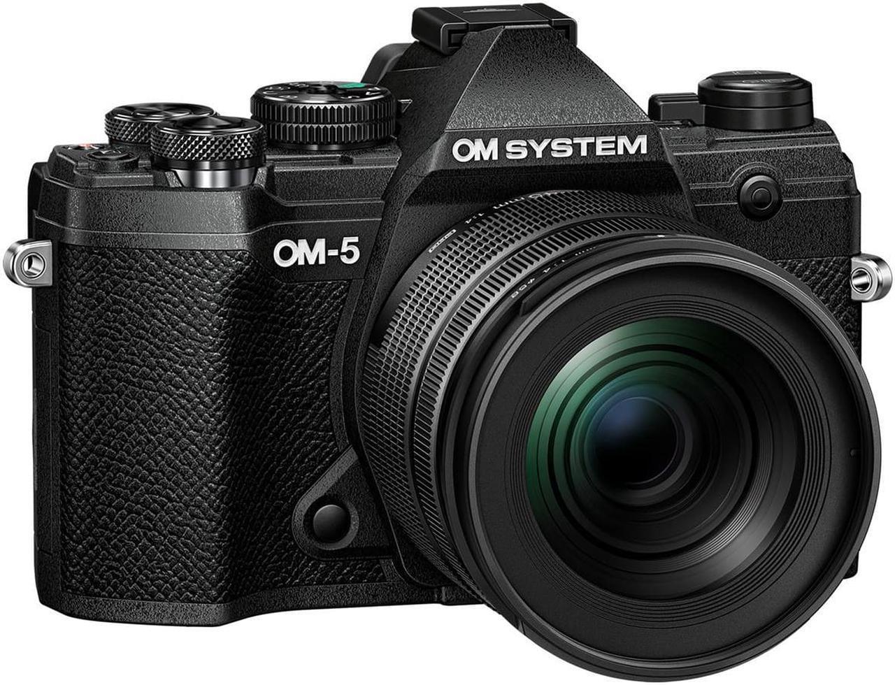 Alt view image 2 of 12 - OM System OM5 20.4 Megapixel Mirrorless Camera with Lens (Black)