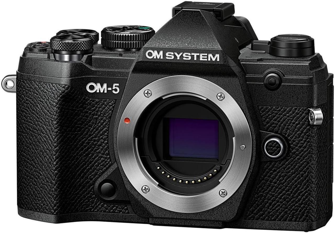 Alt view image 4 of 12 - OM System OM5 20.4 Megapixel Mirrorless Camera with Lens (Black)