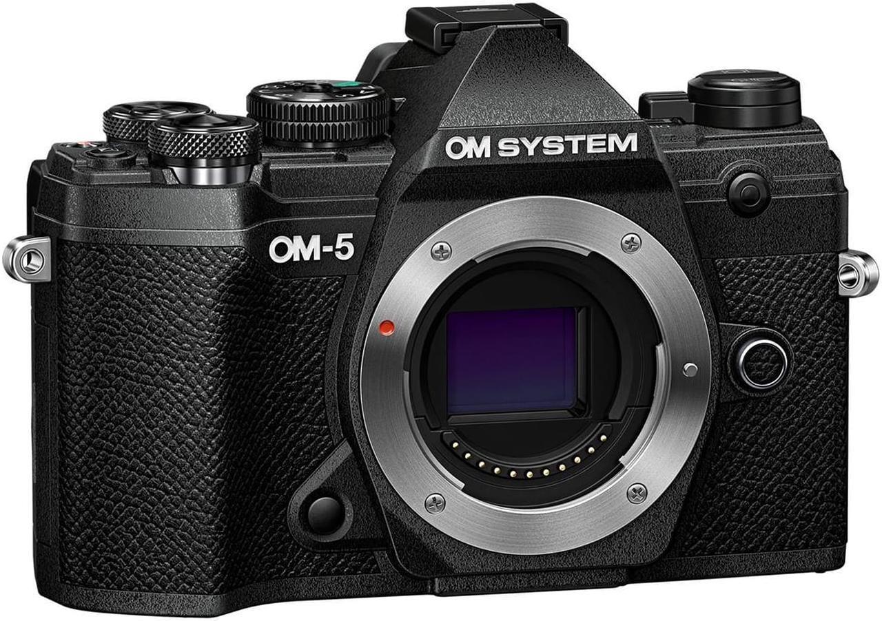 Alt view image 5 of 12 - OM System OM5 20.4 Megapixel Mirrorless Camera with Lens (Black)