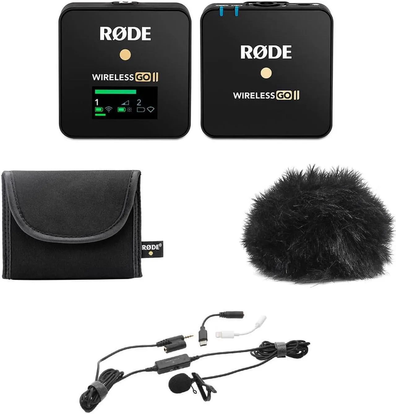 Main image of Rode Wireless GO II Compact Mic System, Bundle w/ Turnstile Lavalier Microphone