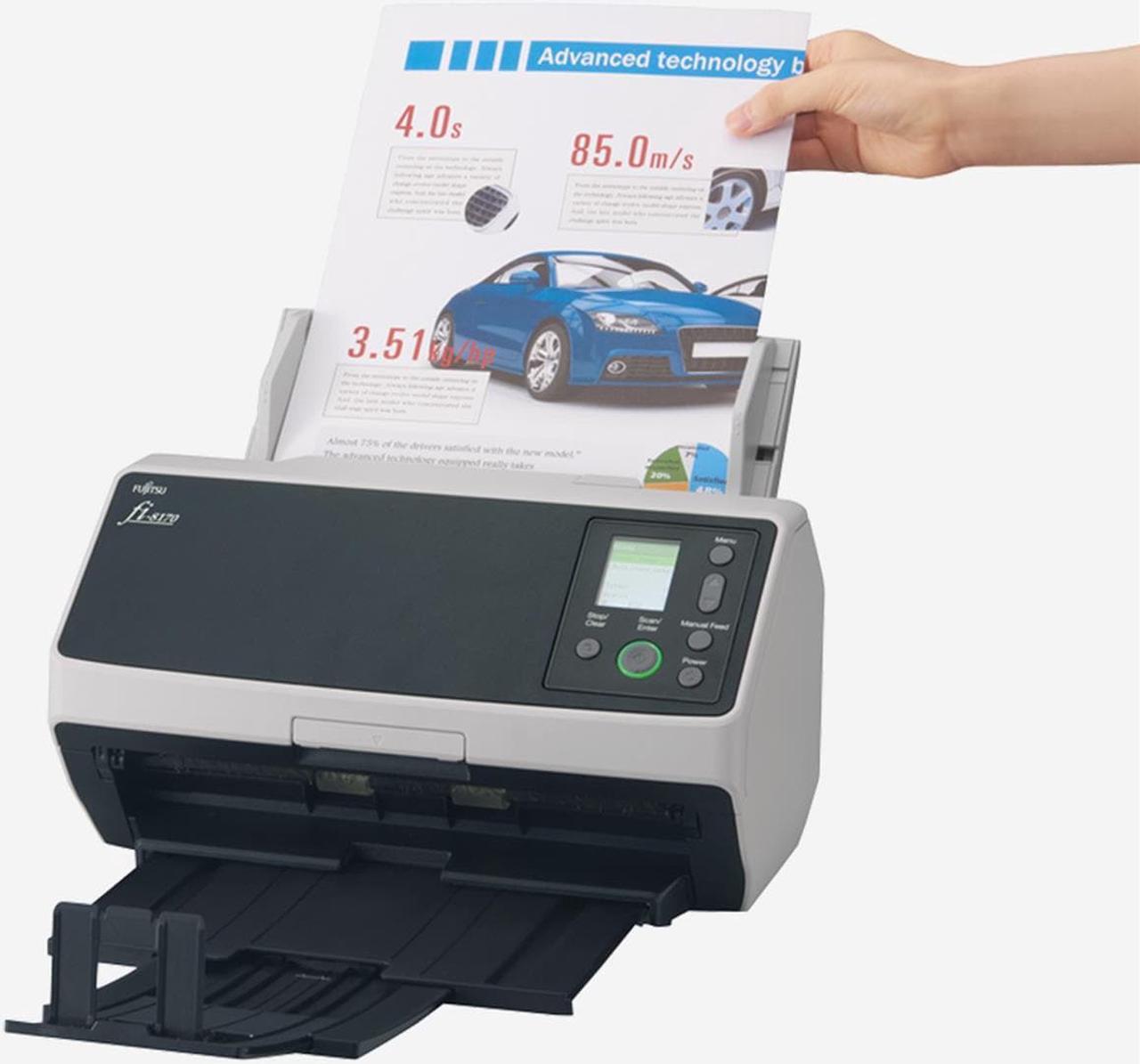 Alt view image 18 of 20 - Ricoh fi-8170 Premium Bundle Large Format ADF/Manual Feed Scanner 600dpi Optical CG01000-303101 with with 3-Year Advance Warranty
