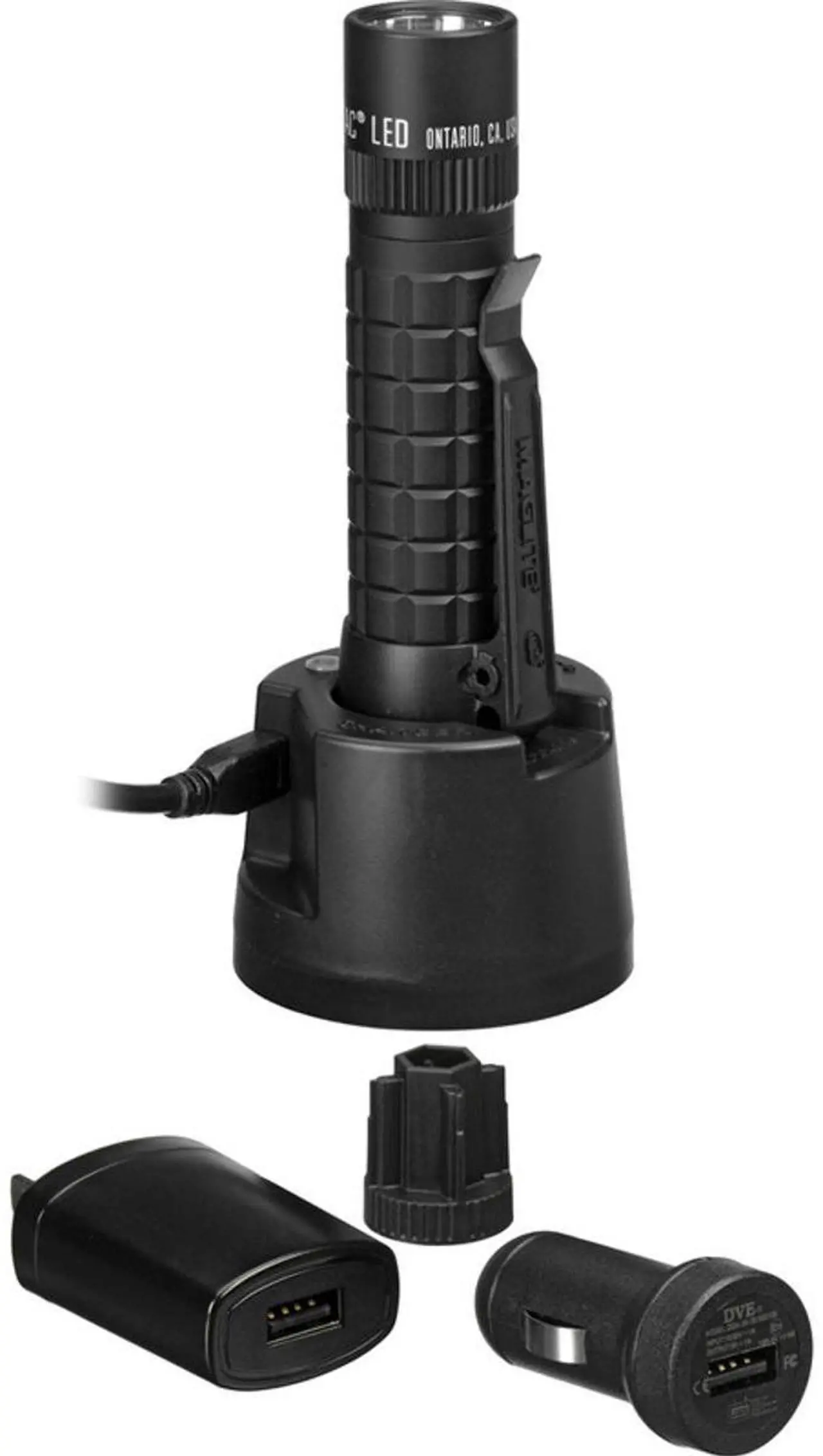 Alt view image 13 of 15 - MAGLITE TRM1RE4 671-Lumen LED MAGTAC Rechargeable Flashlight (Plain Bezel)