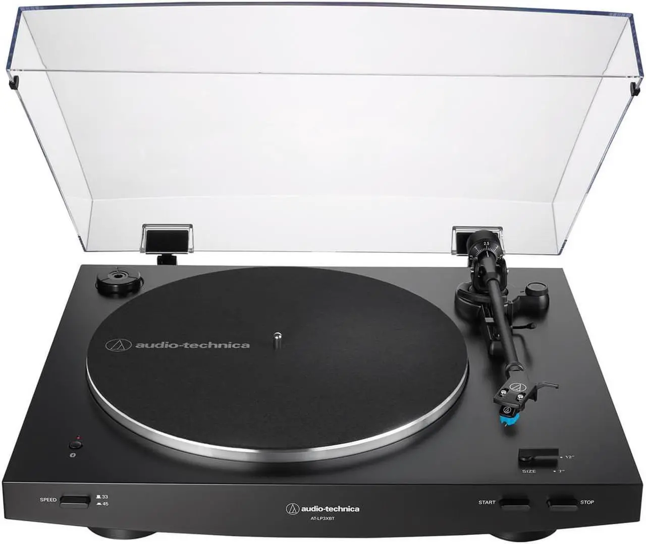 Alt view image 8 of 20 - Audio Technica Wireless & Analog Automatic Belt-Drive Turntable - Black