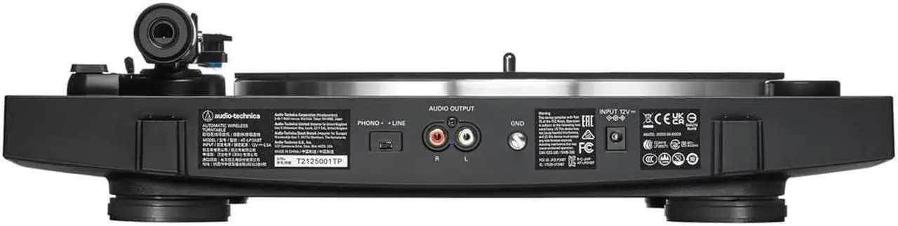 Alt view image 10 of 20 - Audio Technica Wireless & Analog Automatic Belt-Drive Turntable - Black