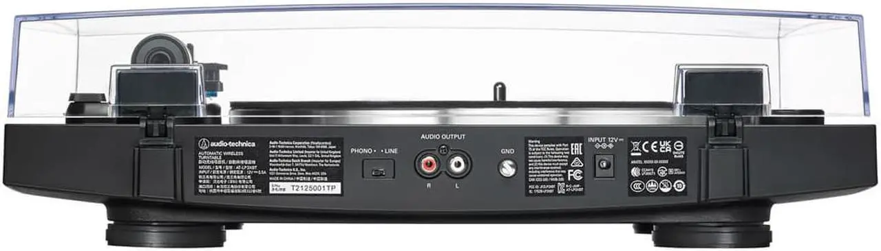 Alt view image 11 of 20 - Audio Technica Wireless & Analog Automatic Belt-Drive Turntable - Black