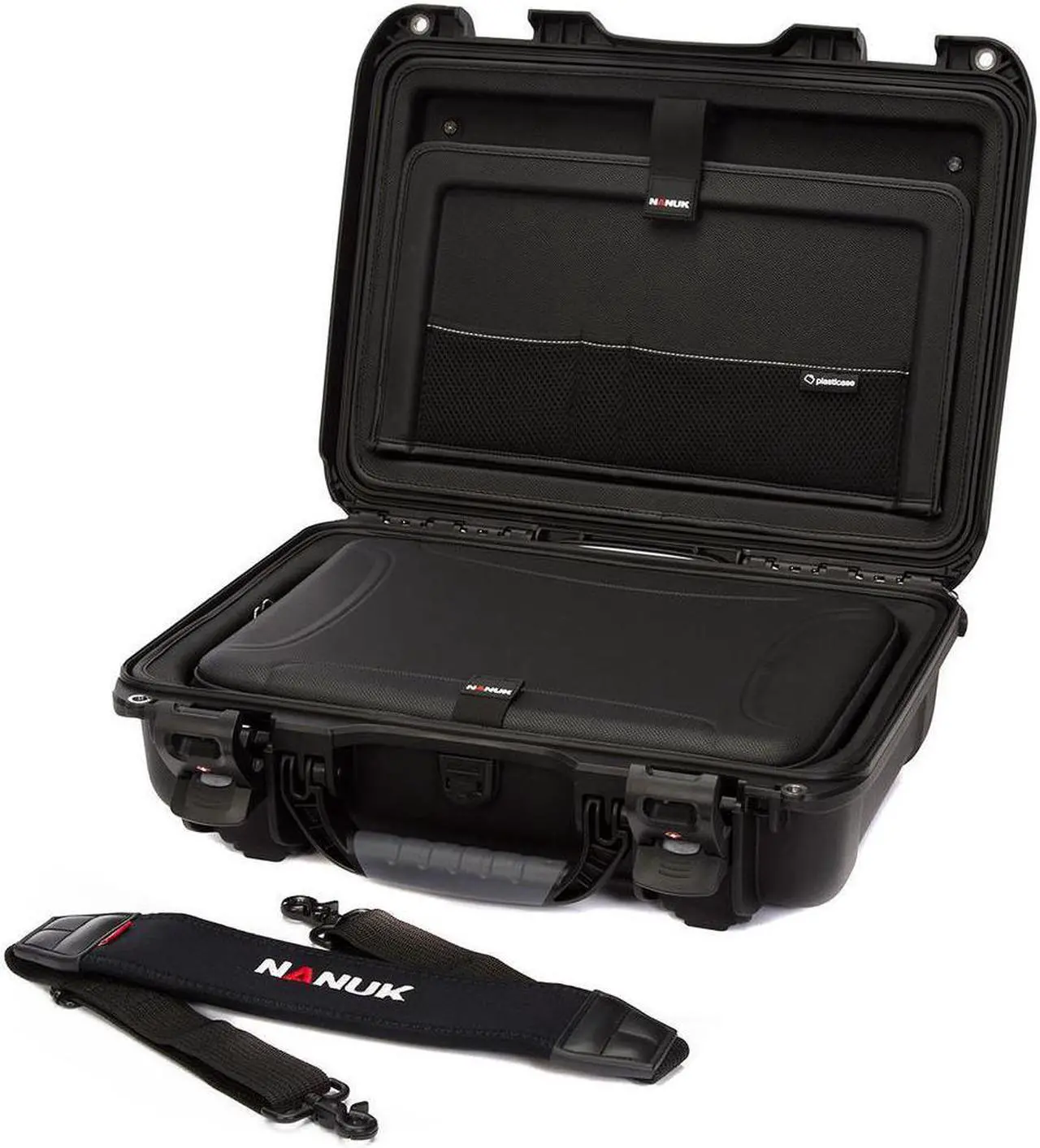 Alt view image 4 of 10 - nanuk 923 waterproof hard case with laptop insert kit  black