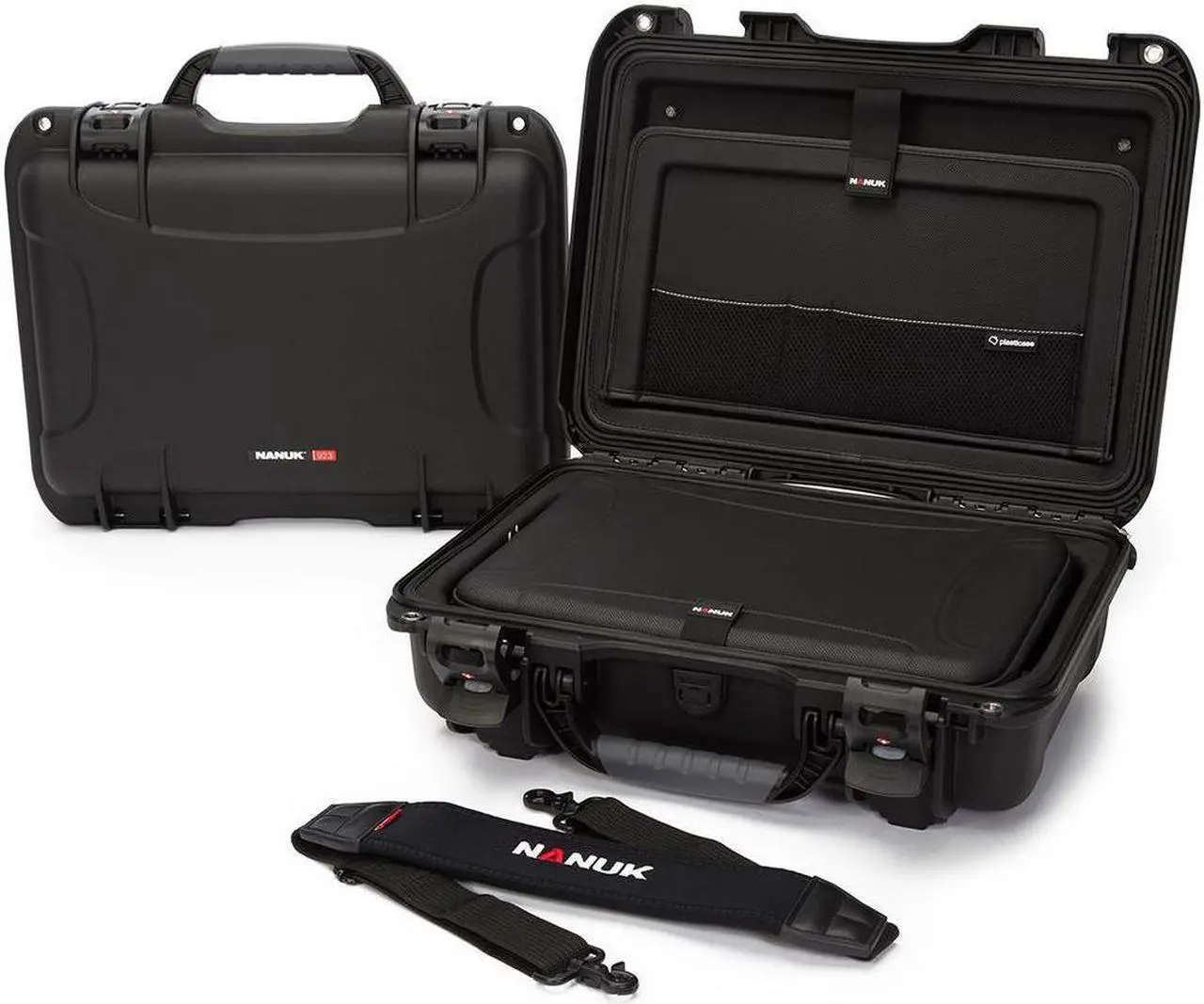 Alt view image 5 of 10 - nanuk 923 waterproof hard case with laptop insert kit  black