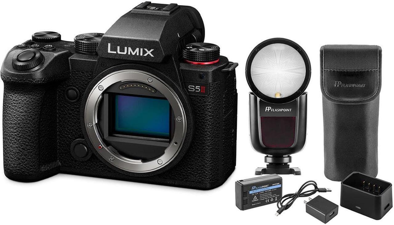 Alt view image 2 of 4 - Panasonic LUMIX S5 II Mirrorless Camera with Flash Kit #DC-S5M2BODY FK