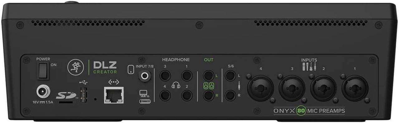 Alt view image 5 of 14 - Mackie DLZ Creator Adaptive Digital Mixer with Mix Agent Technology #2053754-00