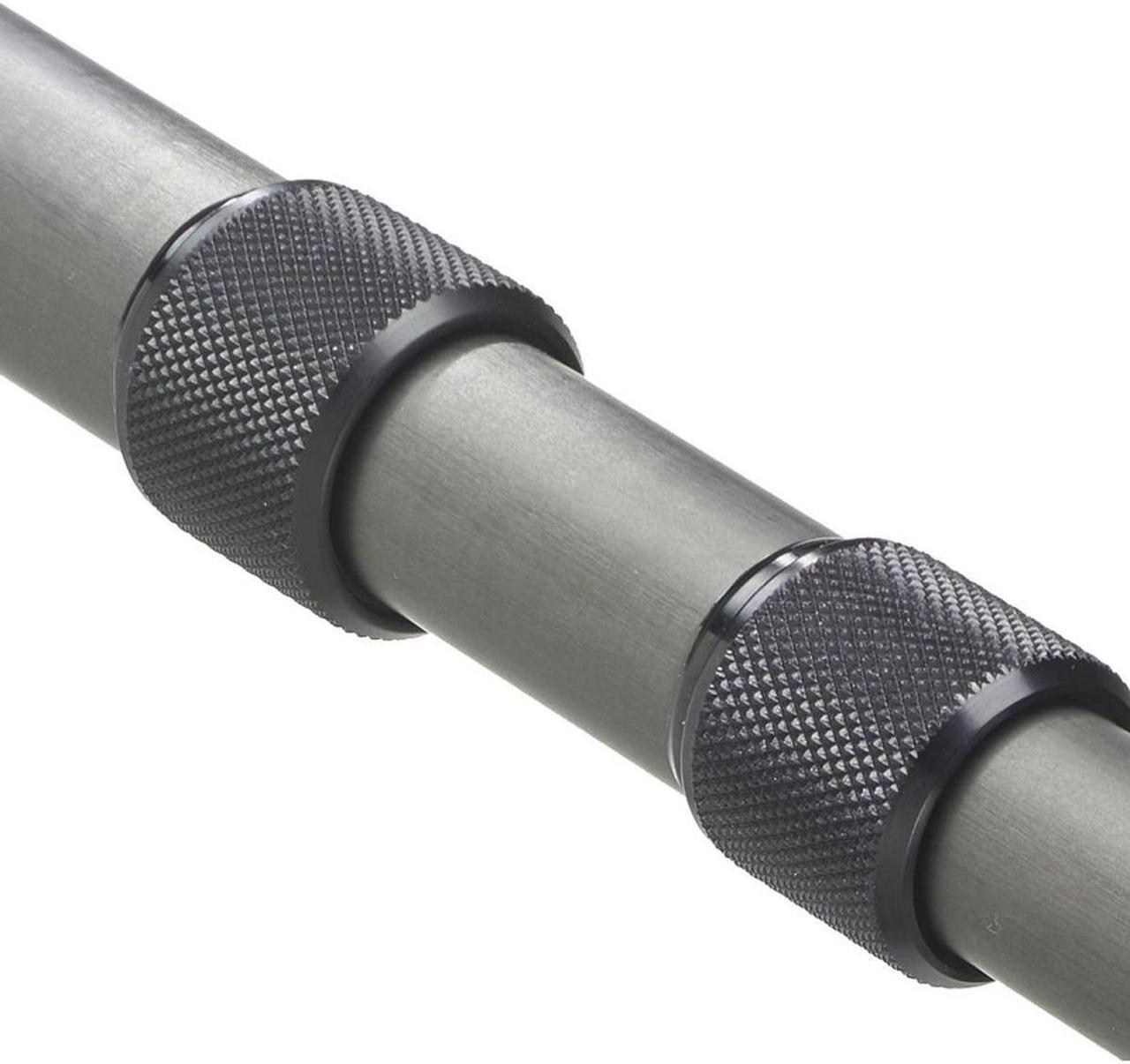 Alt view image 8 of 8 - K-Tek 36.8"-12'.6" 5-Section Carbon Fiber Boom Pole w/Coiled Cable #KEG150CCR