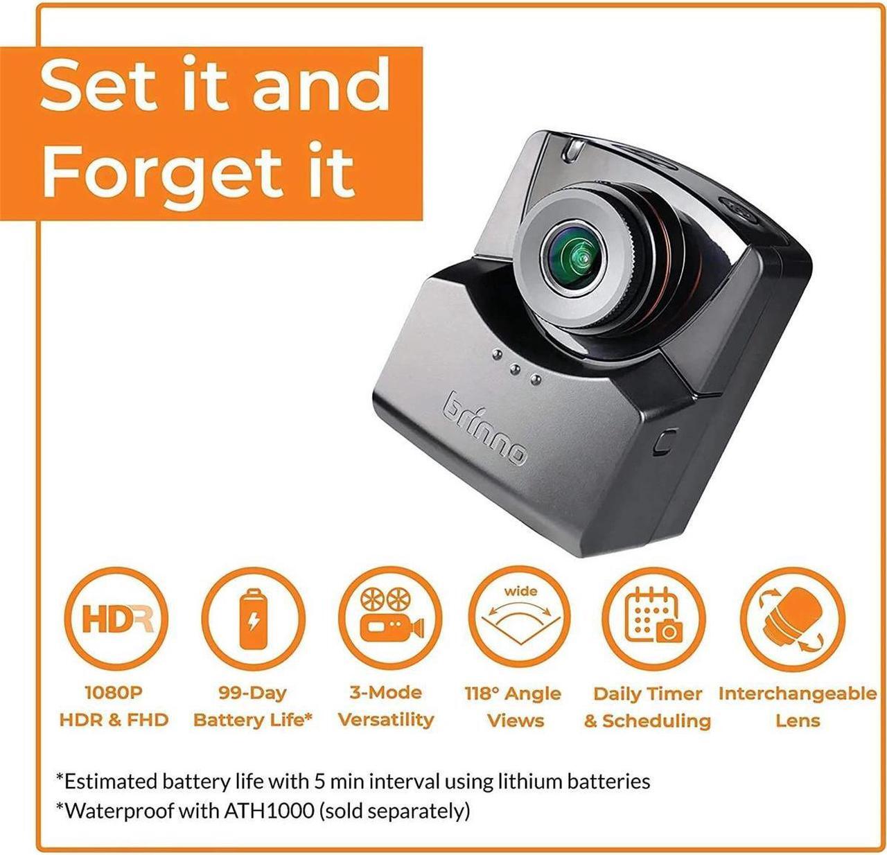 Alt view image 4 of 8 - BRINNO EMPOWER TLC2020 Time Lapse Camera & ATH1000, New Quick Menu, Step Video & Stop Motion Capture Modes in HDR and FHD, Long-Lasting Battery, Ideal for Weatherproofing in Outdoor Environments