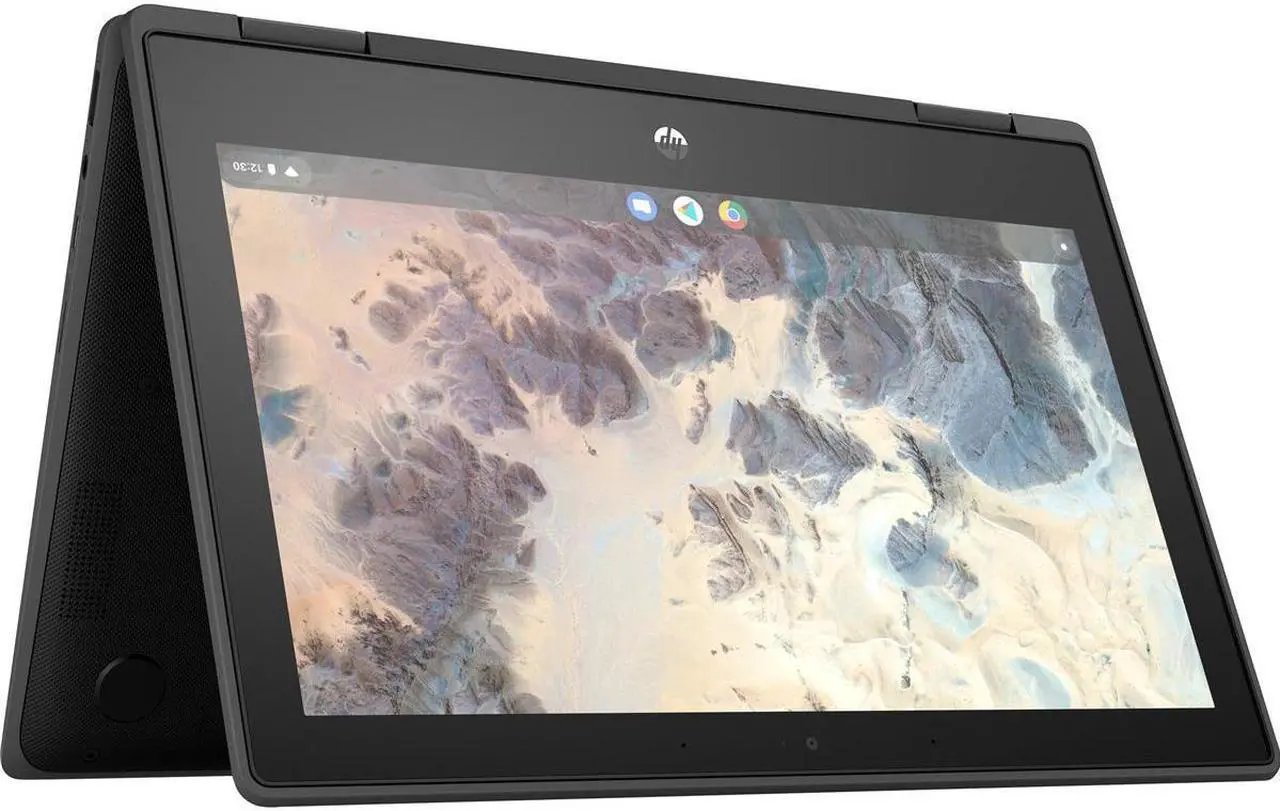Alt view image 19 of 20 - HP Chromebook x360 11 G4 EE 11.6" Touchscreen Rugged Convertible 2 in 1 Chromebook - HD - 1366 x 768 - Intel Celeron N5100 Quad-core (4 Core) 1.10 GHz - 8 GB Total RAM - 8 GB On-board Memory - 64 ...