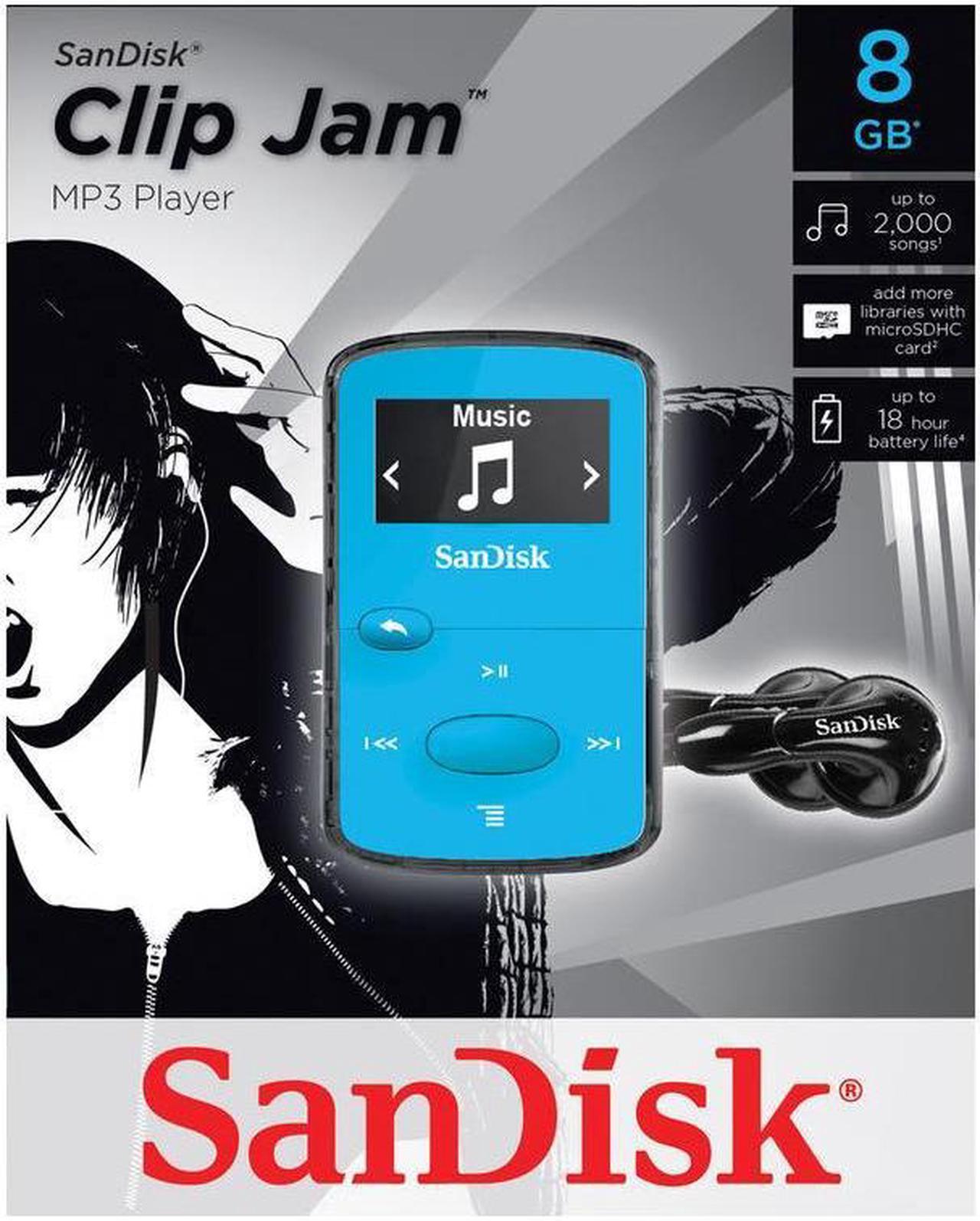Alt view image 15 of 15 - Sandisk Sdmx26-008G-G46b 8 Gb Flash Mp3 Player - Blue