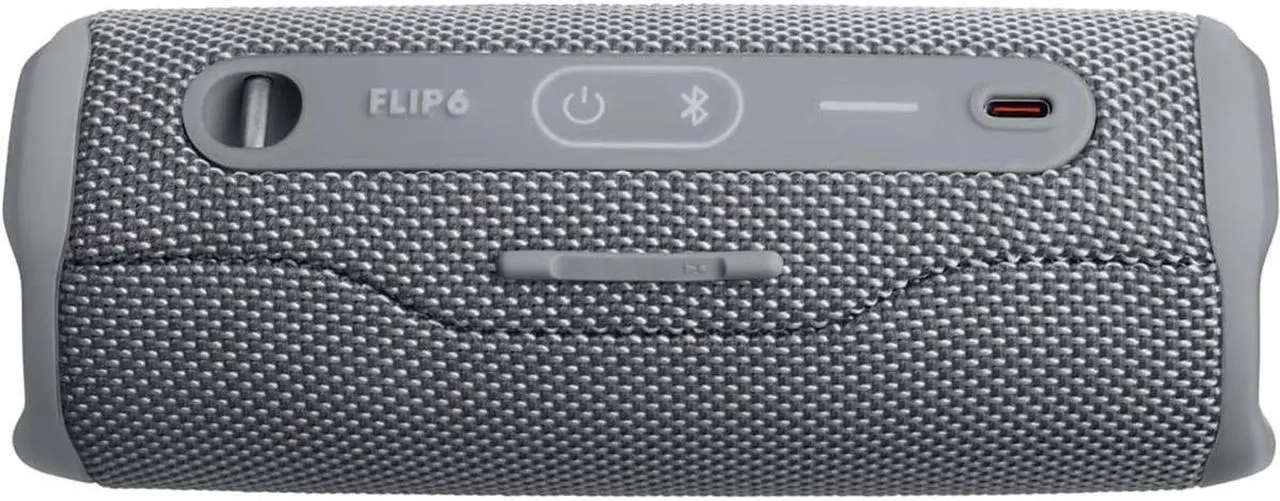 Alt view image 10 of 15 - JBL Flip 6 Gray Portable Bluetooth Speaker