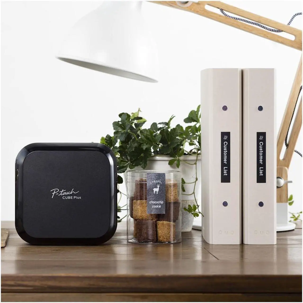 Alt view image 20 of 20 - brother ptouch cube plus ptp710bt versatile label maker with bluetooth wireless technology