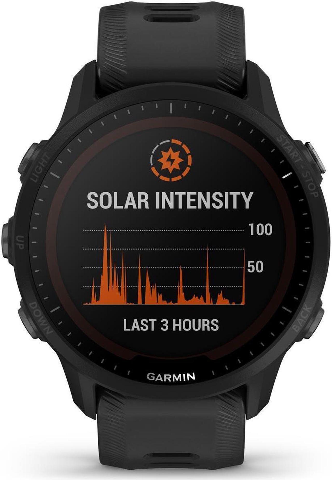 Alt view image 20 of 20 - Garmin Forerunner 955 Solar, Black | Smart Watch 010-02638-00