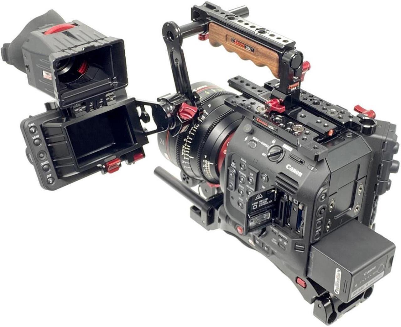 Alt view image 3 of 6 - Zacuto Recoil Pro V2 Rig with Z-Finder for Canon C300 Mark III & C500 MII