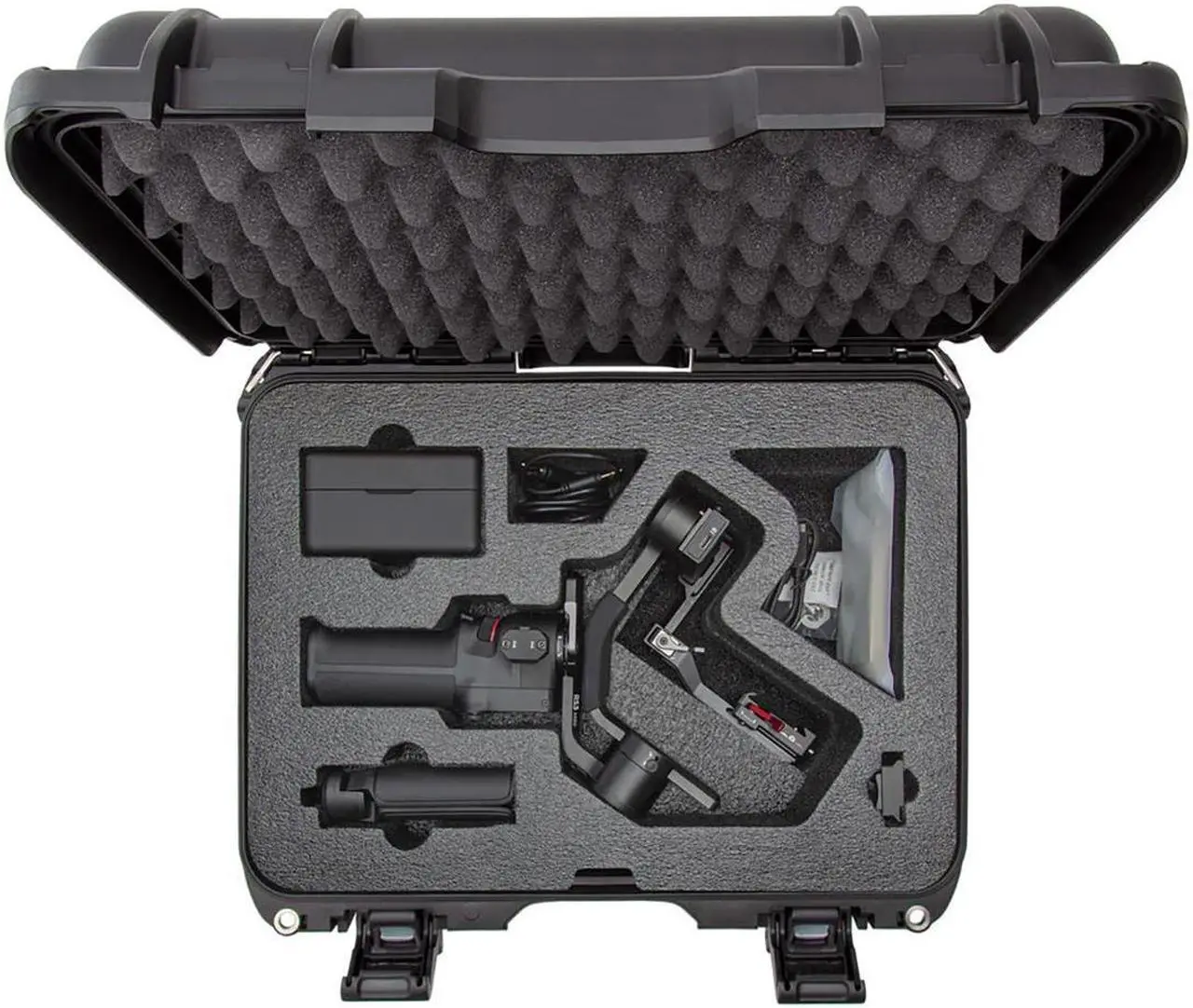 Alt view image 3 of 4 - Nanuk 920 Waterproof Hard Case with Foam Insert for DJI Ronin-S 3 Mini Creator Combo Kit, Black