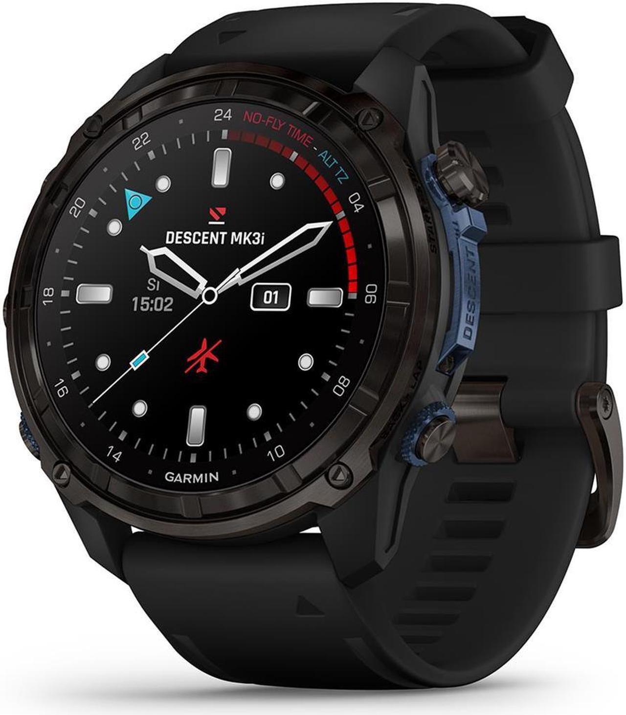 Alt view image 5 of 17 - Garmin Descent Mk3i, Dive Computer and Multisport GPS Smartwatch, Air Integration, Black