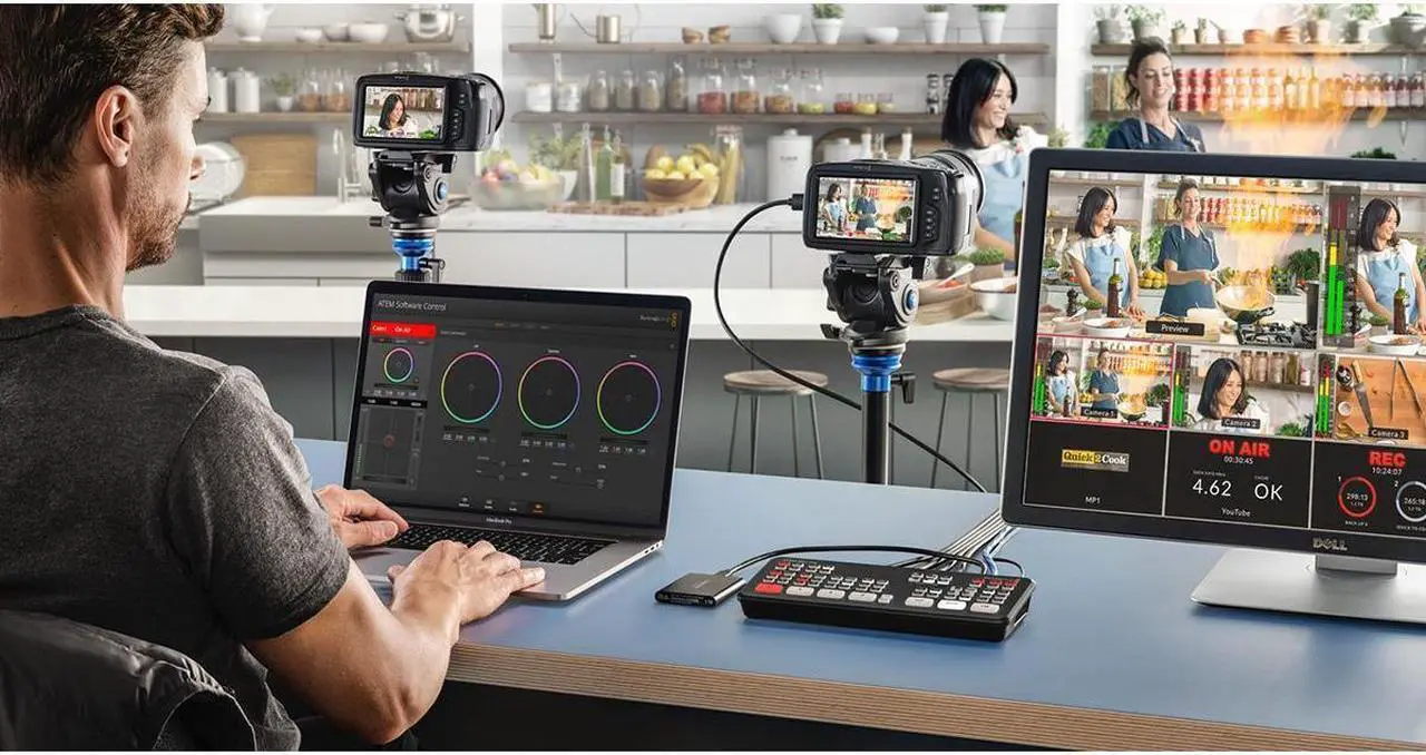 Alt view image 6 of 6 - Blackmagic Design ATEM Mini Live Production Switcher Pro W/Atem mini Pro for PC