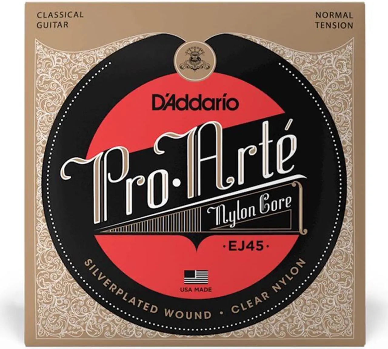 Alt view image 15 of 18 - 1set-D'Addario EJ45 Pro-Arte Classical Guitar Strings Normal Clear Nylon