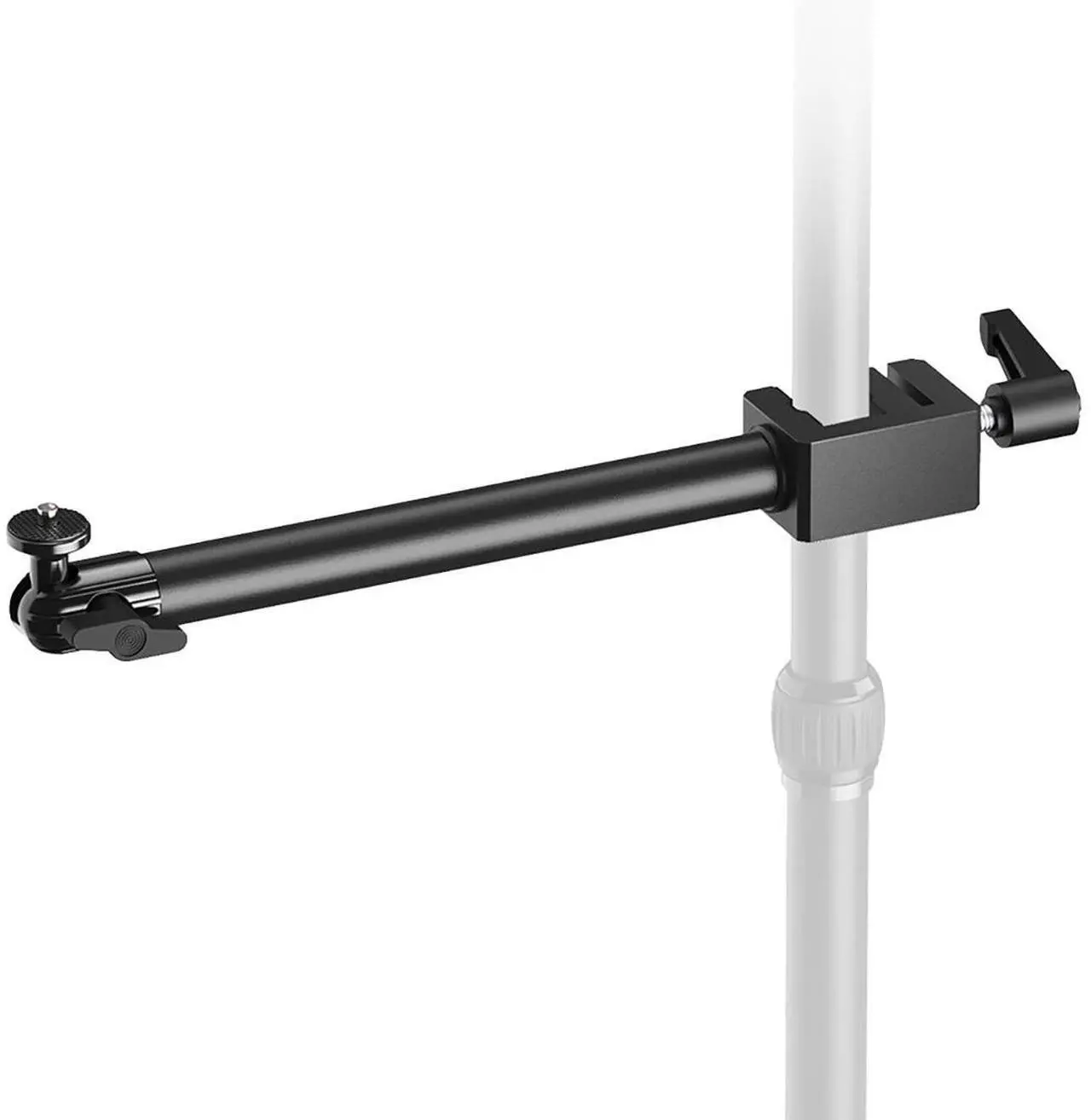 Alt view image 2 of 12 - Elgato Solid Arm, Holding Arm with Padded Clamp for easy Mounting and Adjusting of Lights, Cameras, and Microphones, for Streaming, Videoconferencing, and Studios
