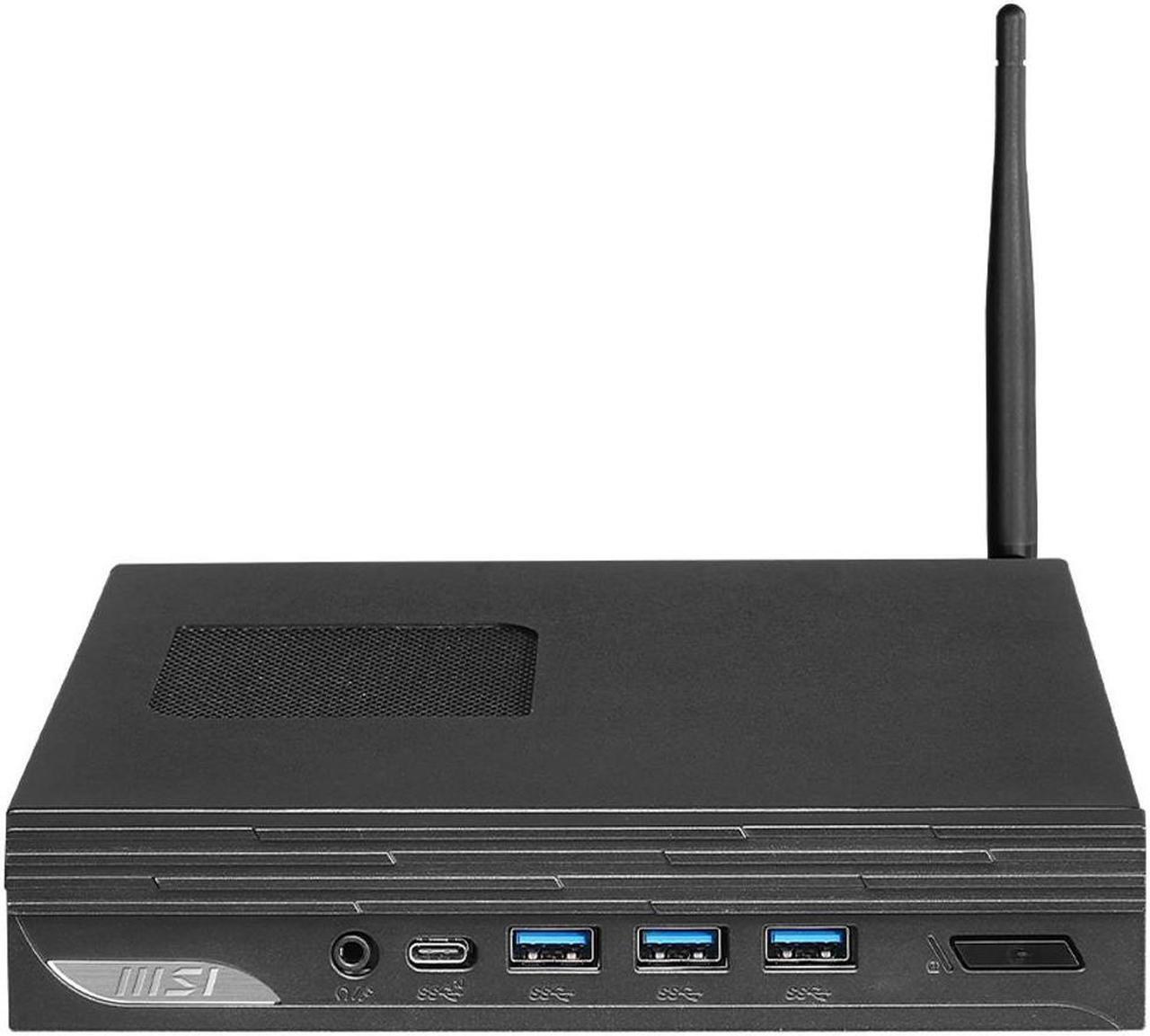 Alt view image 17 of 18 - MSI PRO DP10 13M-021US Barebone System - Intel Core i7 13th Gen i7-1360P - Intel Chip - 64 GB DDR4 SDRAM DDR4-3200/PC4-25600 Maximum RAM Support - 2 Total Memory Slots - Intel Iris Xe Graphics Graphic