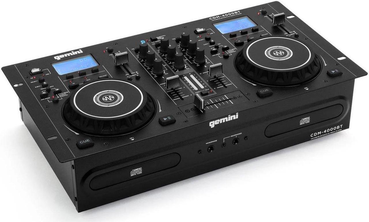 Alt view image 16 of 20 - Gemini Sound Pro StandAlone DJ Dual Deck Media Player Mixer