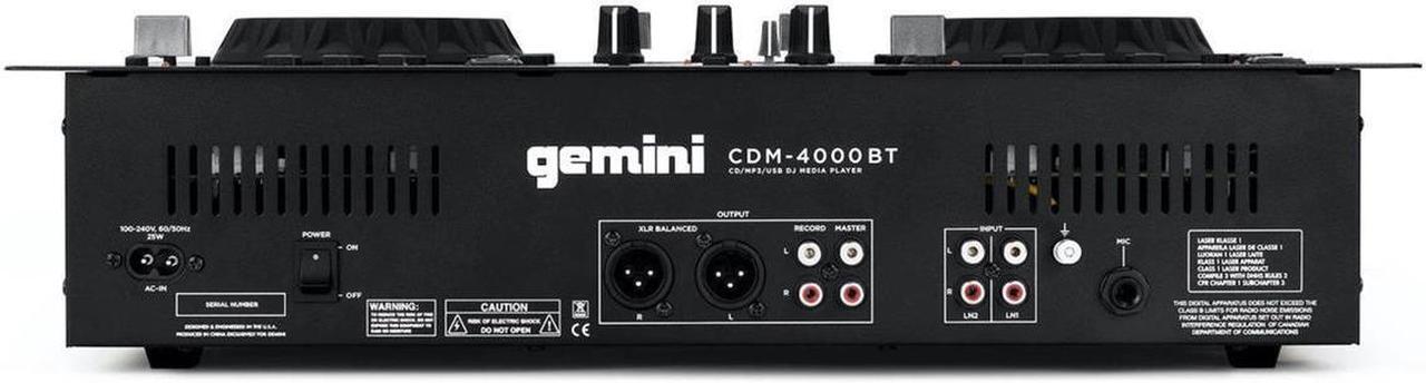 Alt view image 19 of 20 - Gemini Sound Pro StandAlone DJ Dual Deck Media Player Mixer
