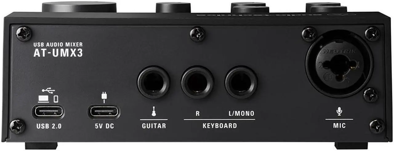 Alt view image 3 of 13 - Audio Technica AT-UMX3 Live Streaming USB Audio Mixer