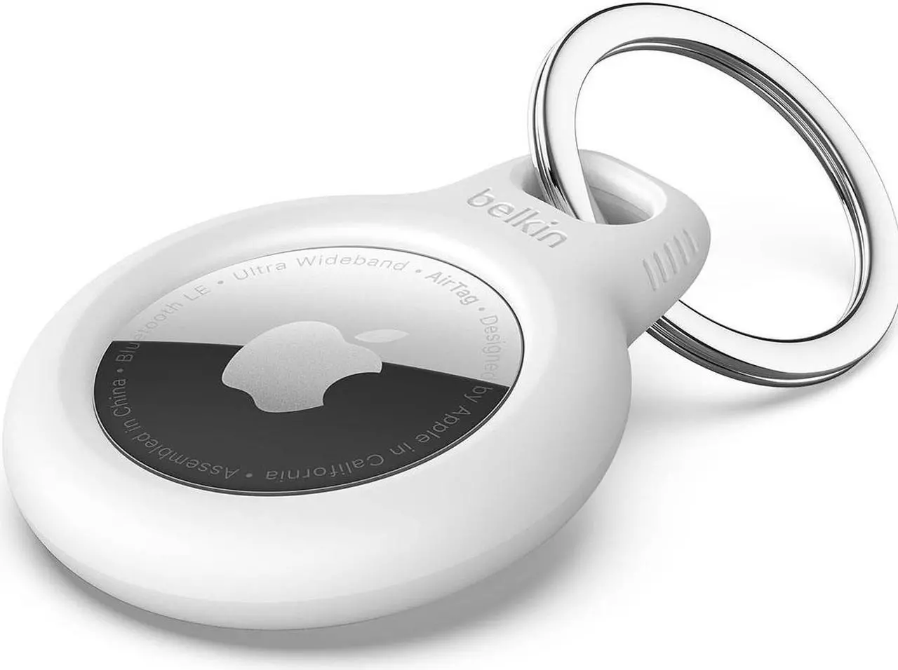 Alt view image 19 of 19 - Belkin Secure Holder with Key Ring for AirTag F8W973BTWHT