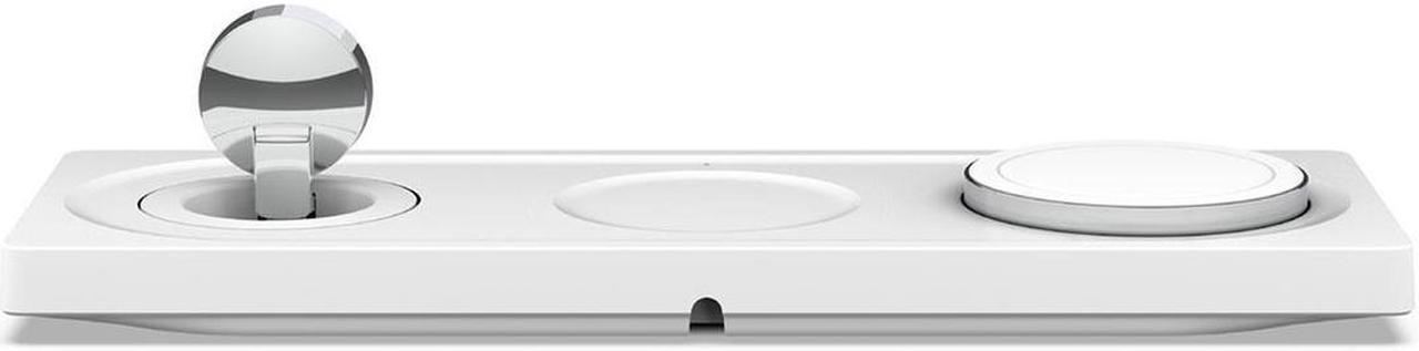 Alt view image 13 of 14 - BELKIN WIZ016TTWH BOOST CHARGE PRO White 3-in-1 Wireless Charging Pad with MagSafe