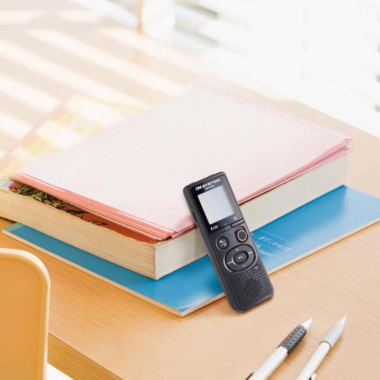 Alt view image 6 of 7 - OM SYSTEM VN-541PC 4GB Digital Voice Recorder, Black #V420040BU000