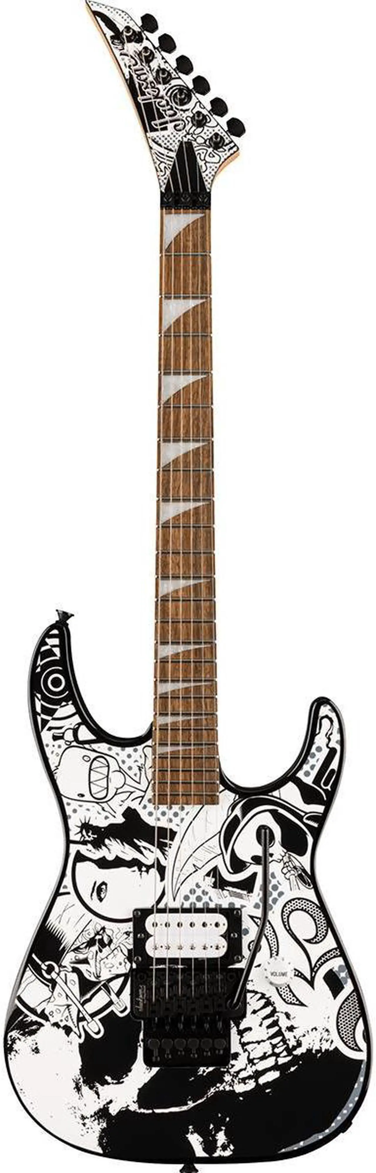 Main image of Jackson X Series Dinky DK1 H Electric Guitar, Skull Kaos #2910032500