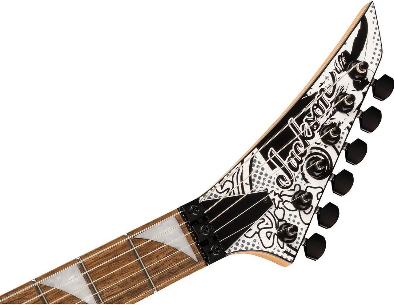 Alt view image 5 of 5 - Jackson X Series Dinky DK1 H Electric Guitar, Skull Kaos #2910032500