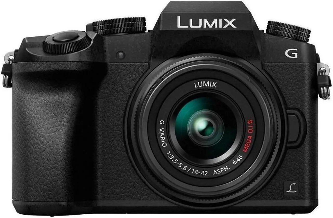 Alt view image 2 of 20 - Panasonic DMCG7/B, 14-42mm F/3.5-5.6 Ii Mega OIS, Black