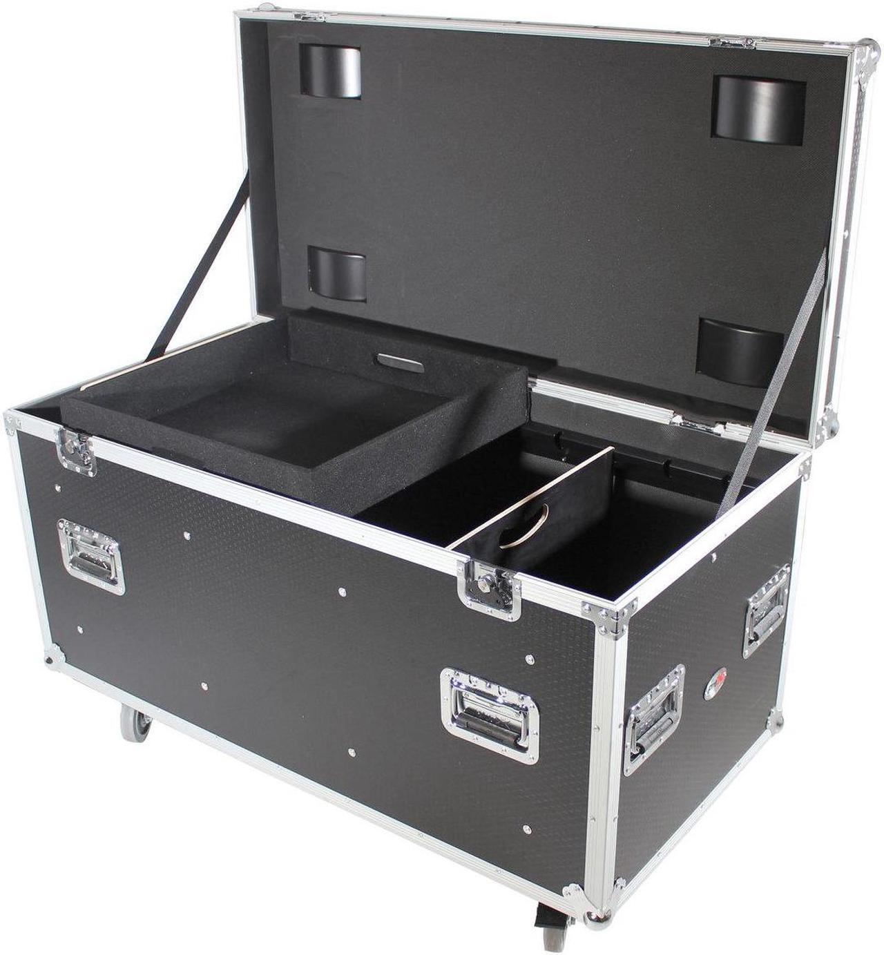 Alt view image 3 of 7 - ProX XS-UTLD1 Large Utility Case with Divider and 4" Caster Wheels