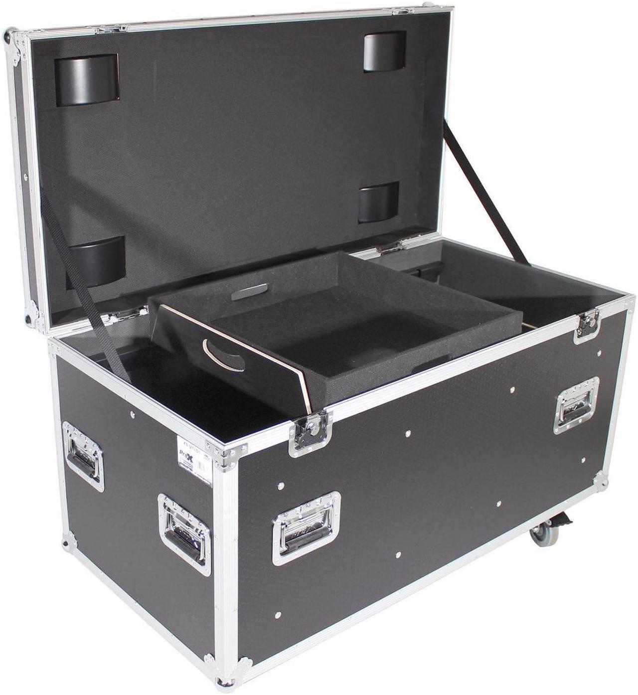 Alt view image 4 of 7 - ProX XS-UTLD1 Large Utility Case with Divider and 4" Caster Wheels