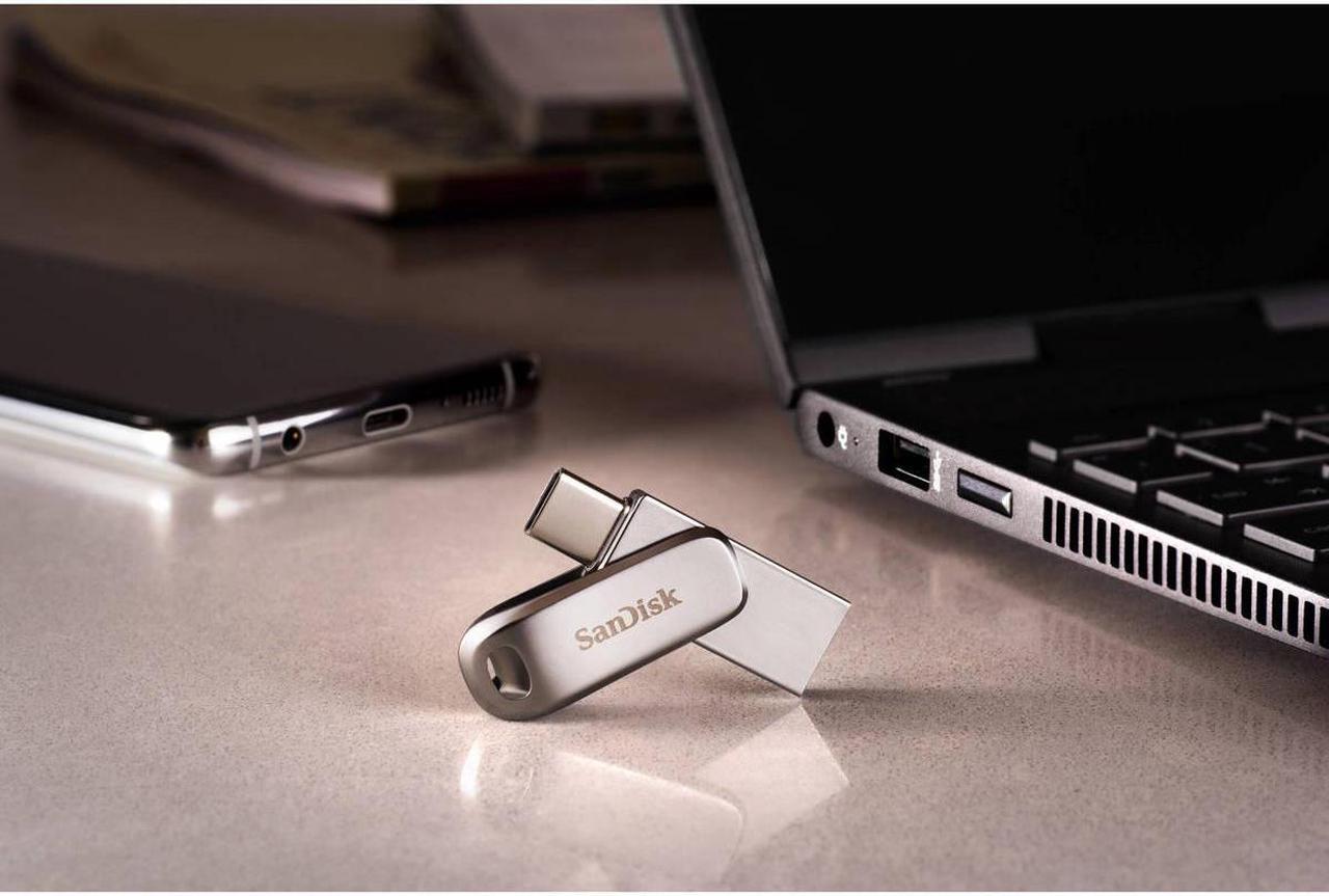 Alt view image 17 of 20 - SanDisk Ultra Dual Drive Luxe USB TYPE-C 32GB SDDDC4032GA46
