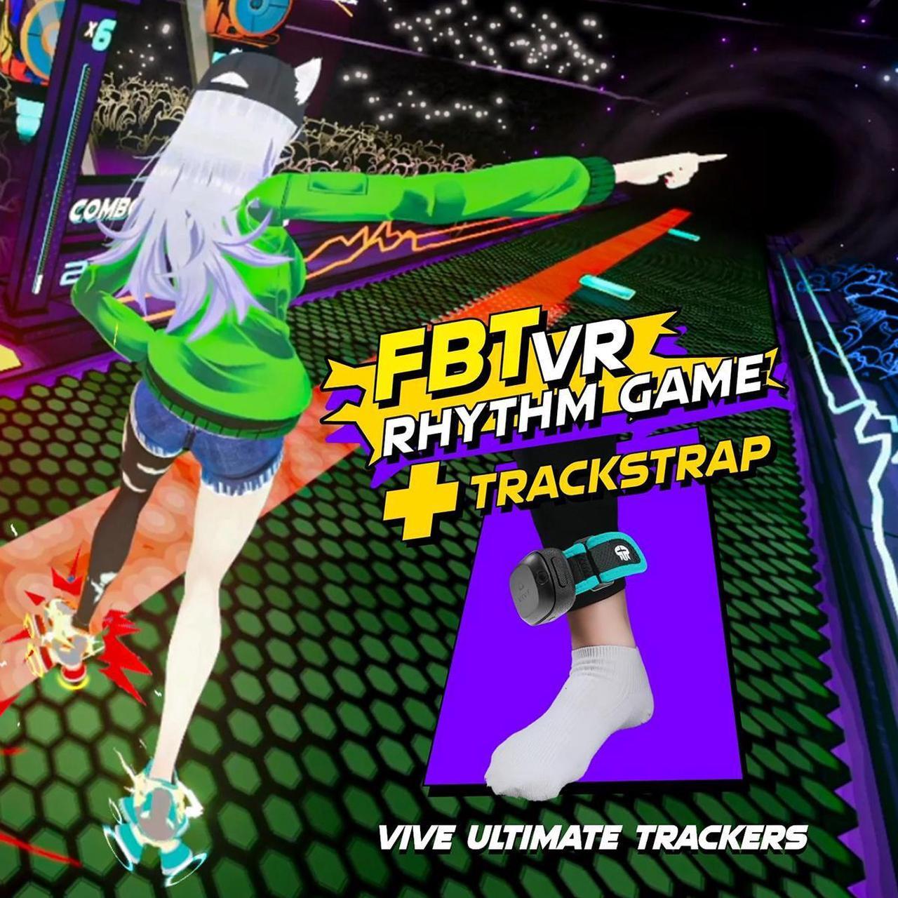 Alt view image 3 of 7 - Rebuff Reality TrackStrap Set w/Dance Dash Game Key for VIVE Ultimate Tracker