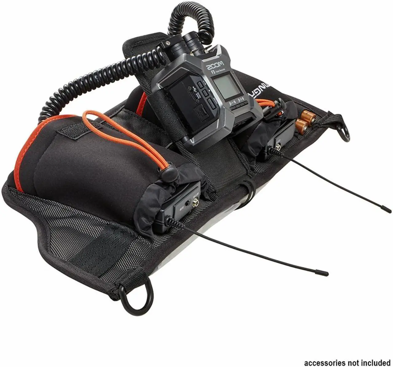 Alt view image 2 of 6 - K-Tek KSF3 Stingray Action Belt for Zoom F3 Portable Field Recorder