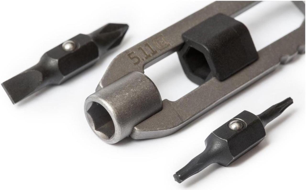 Alt view image 3 of 5 - 5.11 Tactical EDT Hex Multi Tool, Tumbled Steel #56672-988-1 SZ