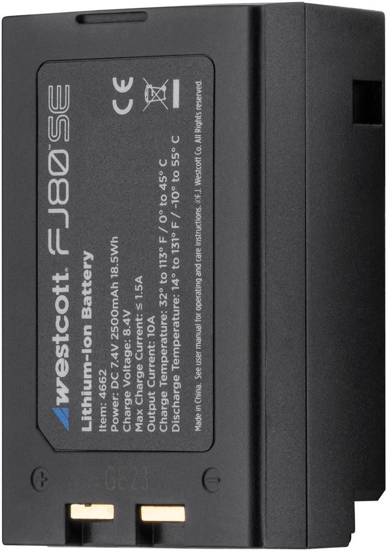 Alt view image 8 of 8 - Westcott FJ80-SE Lithium-Ion Battery