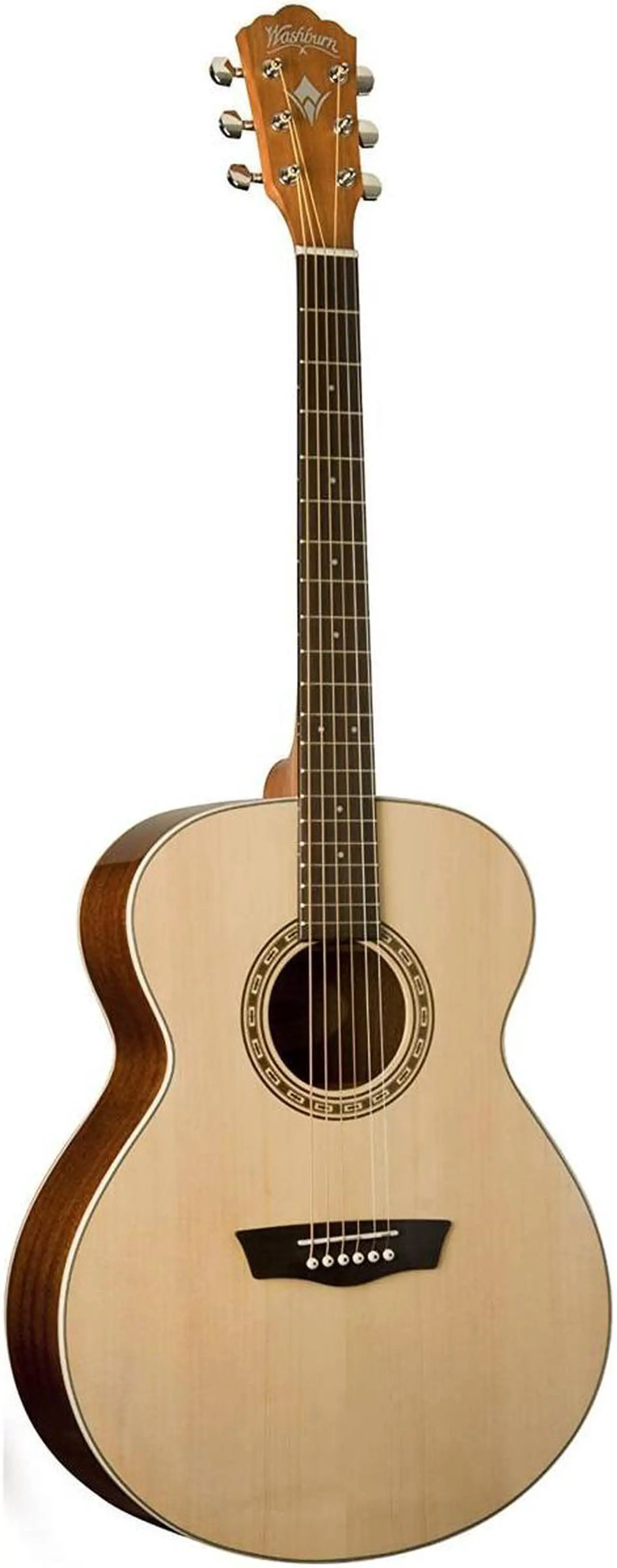 Main image of Washburn Harvest Series G7S Grand Auditorium Acoustic Guitar, Natural #WG7S-A-U