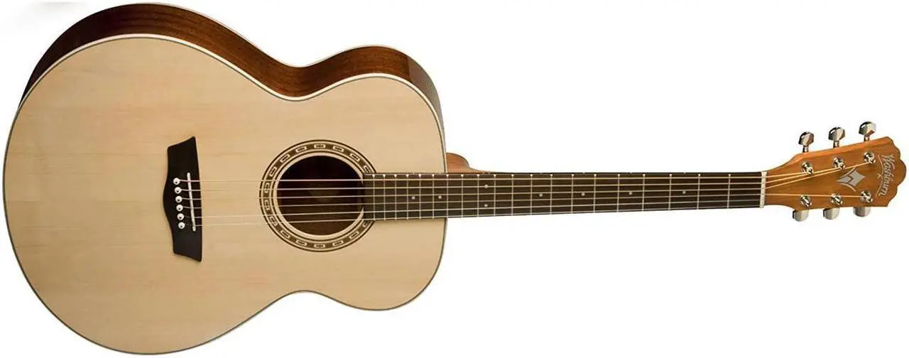 Alt view image 2 of 2 - Washburn Harvest Series G7S Grand Auditorium Acoustic Guitar, Natural #WG7S-A-U