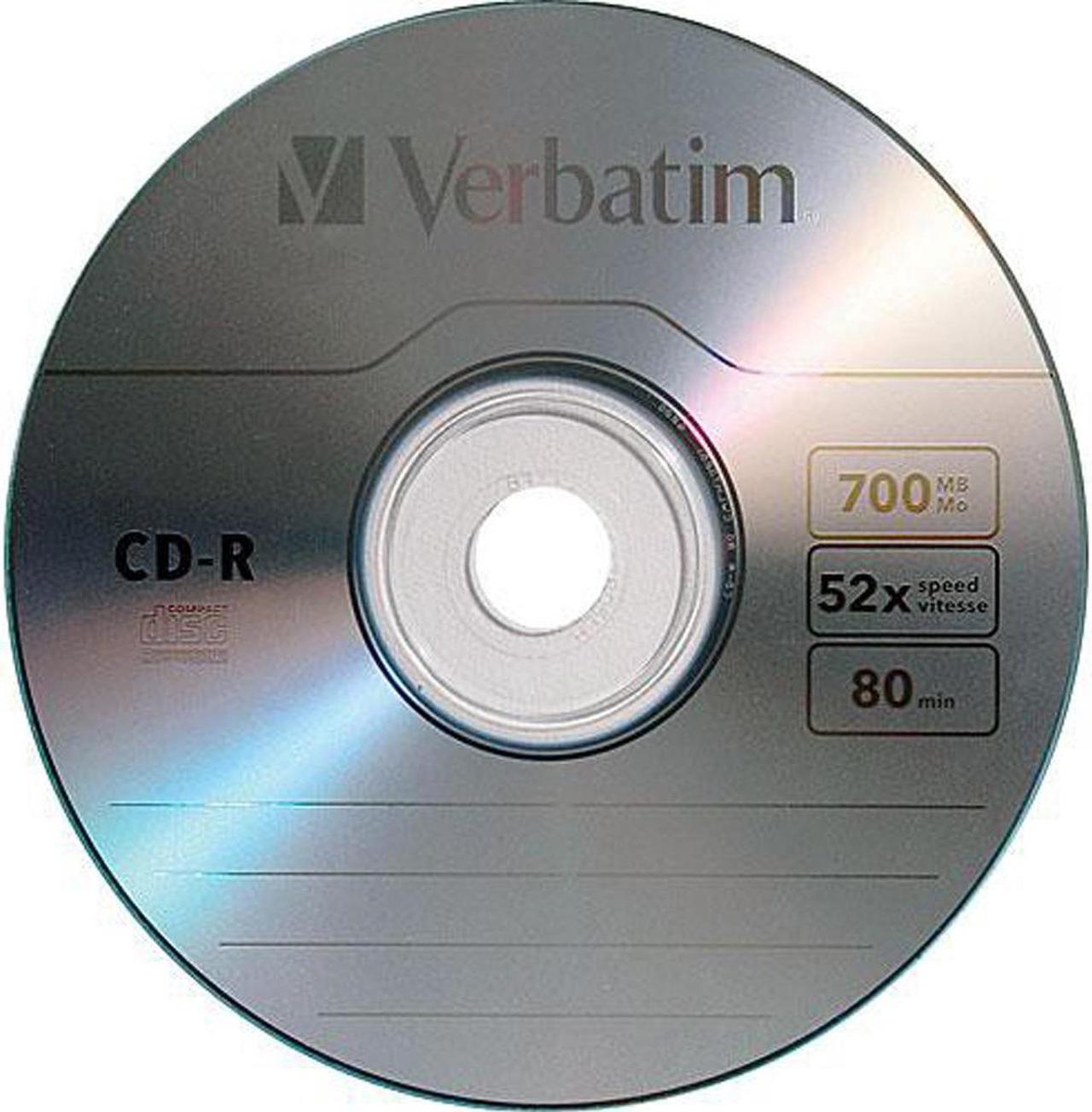 Alt view image 19 of 20 - Verbatim 700MB 52X CD-R 50 Packs Spindle Disc Model 94691  PROMO