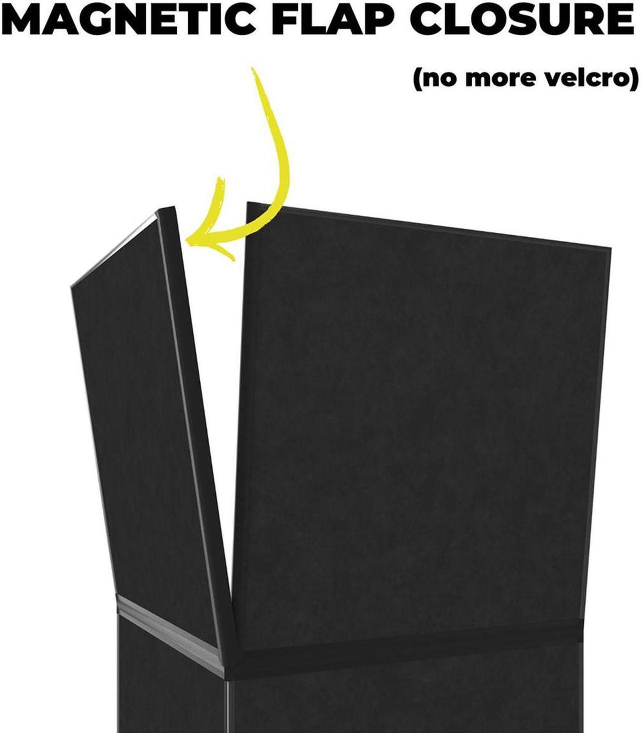 Alt view image 3 of 7 - V-FLAT WORLD Foldable V-Flat 2.0, Black/White #00120