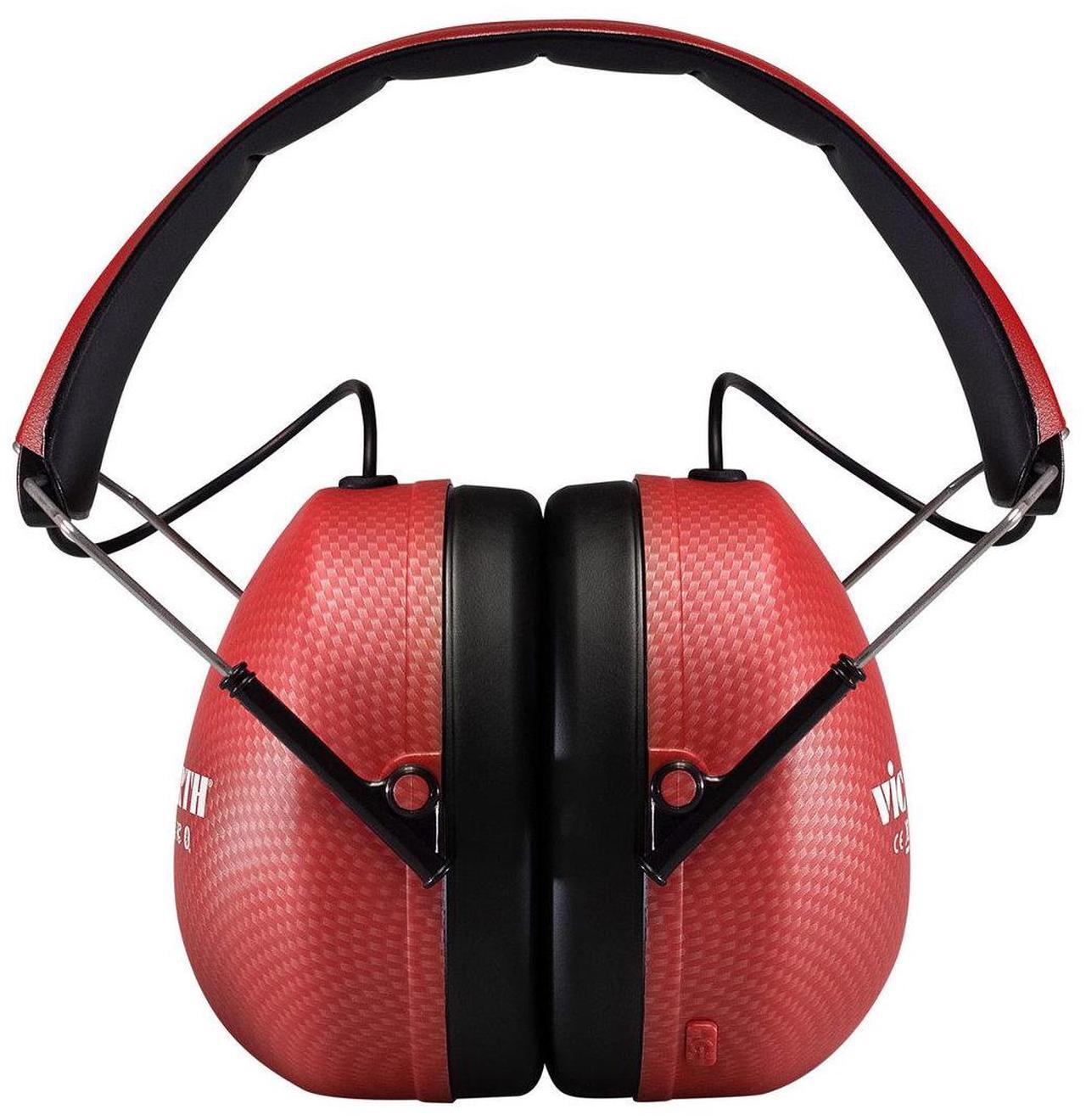 Alt view image 4 of 5 - Vic Firth Bluetooth Isolation Headphones, Red (Vxhp0012)