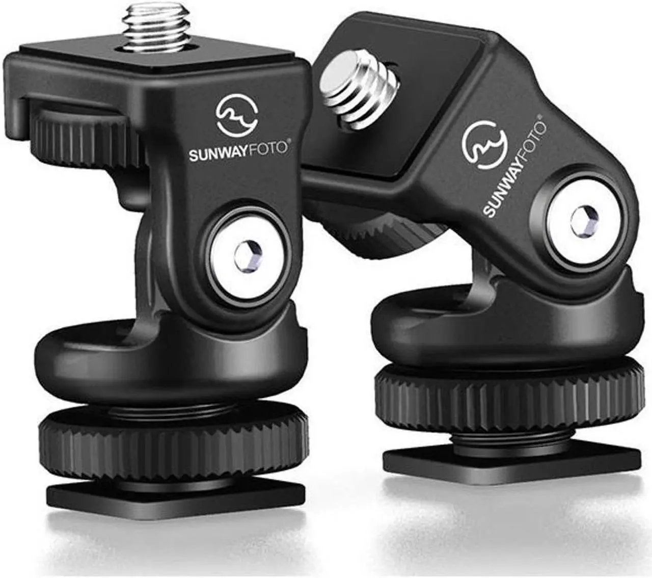 Main image of SunwayFoto HB-02 Hot Shoe Tilt Head, 2 Pack #HB-02*2